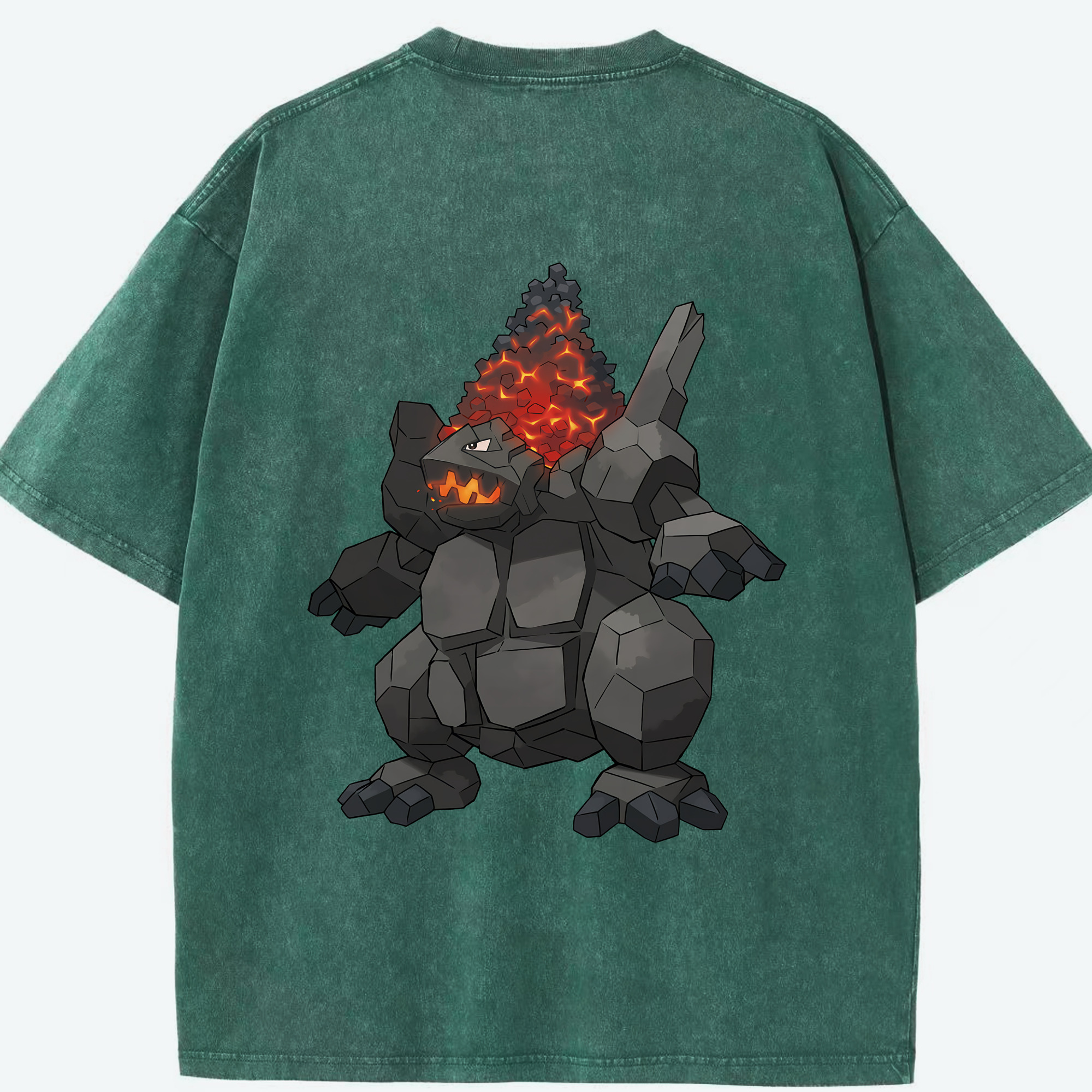 （画像用） ポケットモンスター Pokémon 綿100% ヴィンテージ風 半袖Tシャツ（背面プリント）
